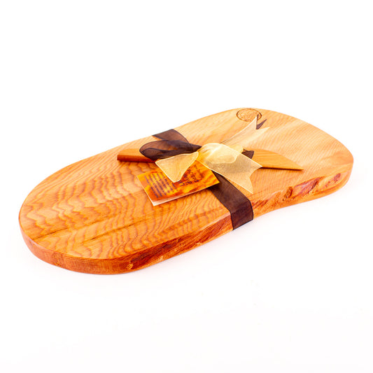 Ancient Kauri Rustic Natural Edge Board and Knife Set 1152