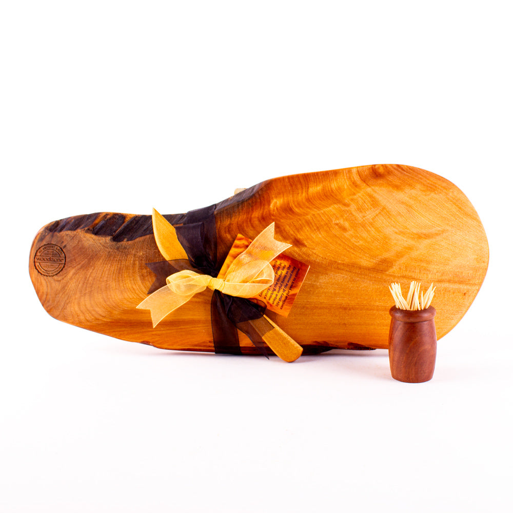 Ancient Kauri Rustic Natural Edge Board and Knife Set 1161