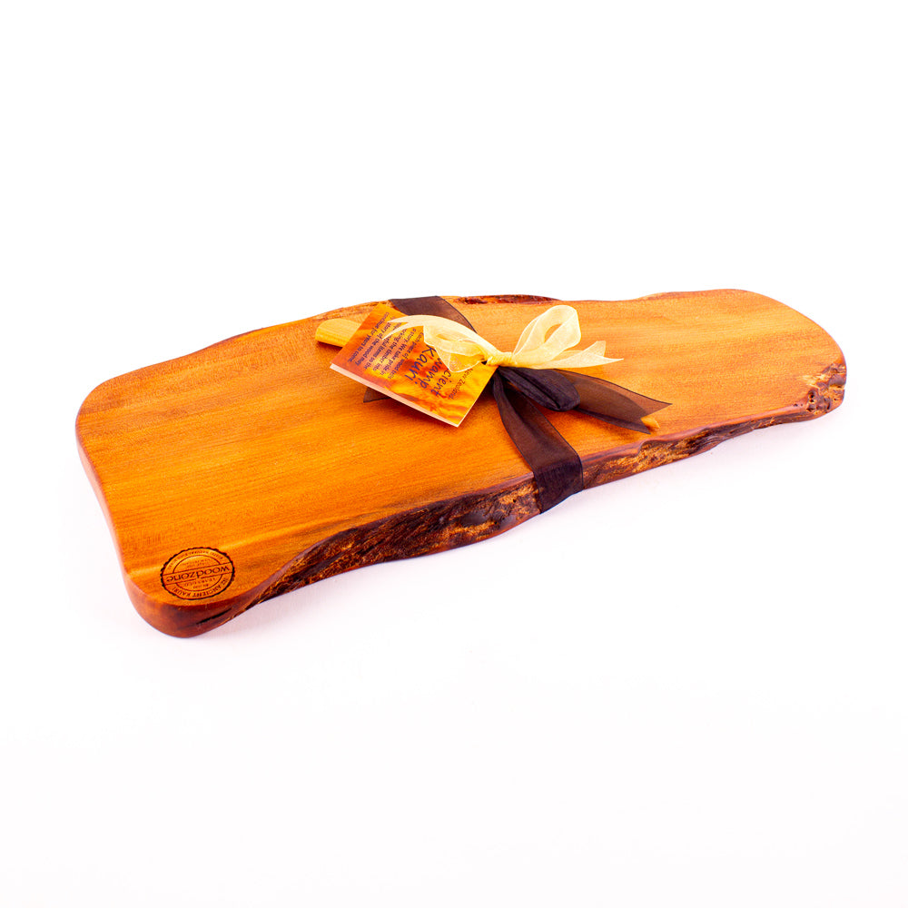 Ancient Kauri Rustic Natural Edge Board and Knife Set 1171