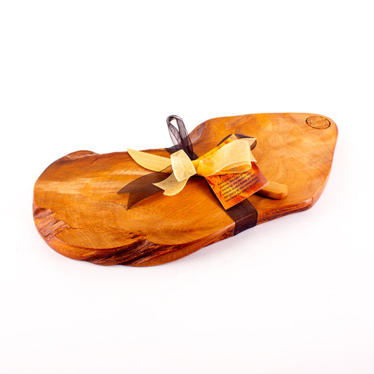 Ancient Kauri Rustic Natural Edge Board and Knife Set 1179