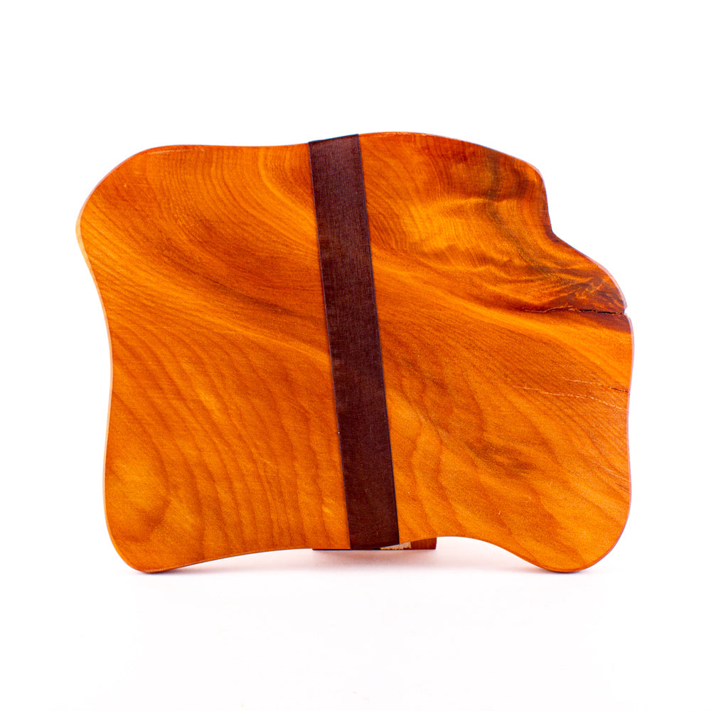 Ancient Kauri Rustic Natural Edge Board and Knife Set 1182