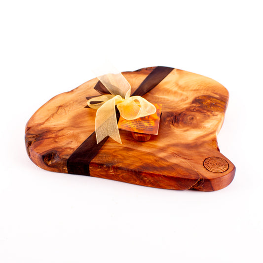 Ancient Kauri Rustic Natural Edge Board and Knife Set 1185