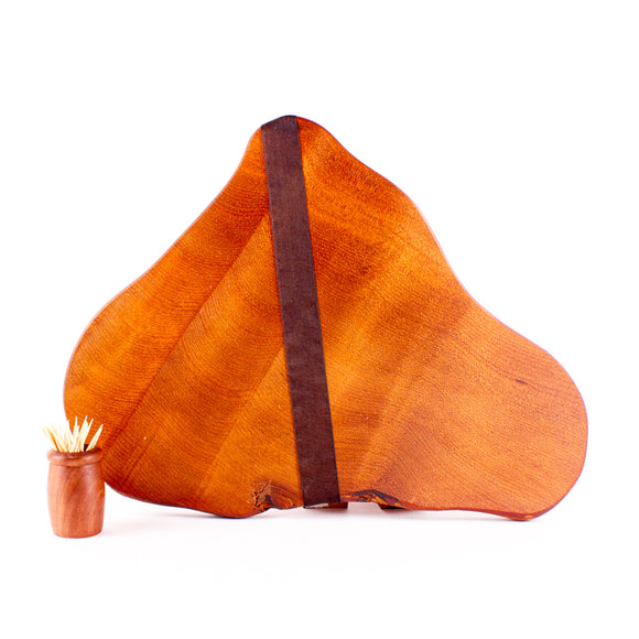 Ancient Kauri Rustic Natural Edge Board and Knife Set 1192