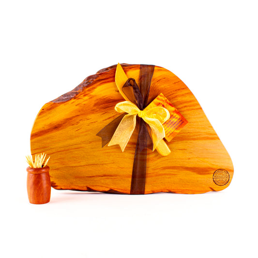 Ancient Kauri Rustic Natural Edge Board and Knife Set 1194
