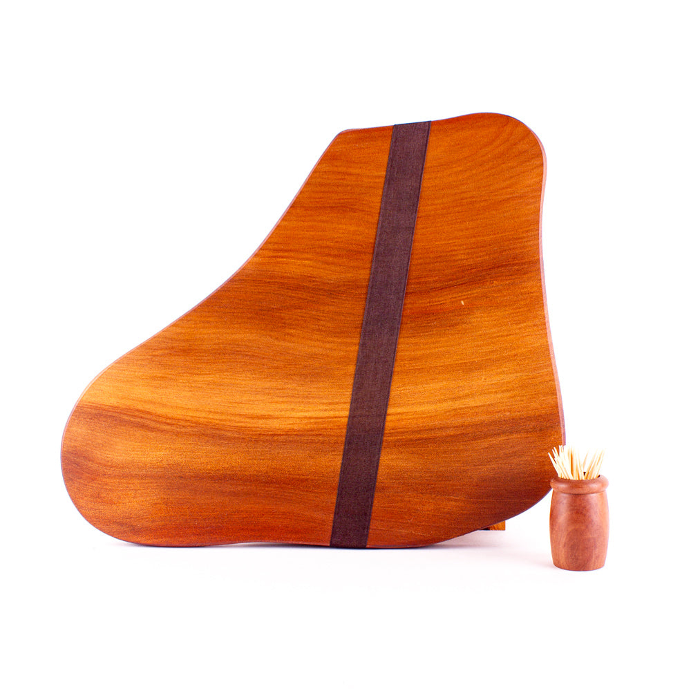 Ancient Kauri Rustic Natural Edge Board and Knife Set 1210