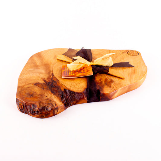 Ancient Kauri Rustic Natural Edge Board and Knife Set 1219