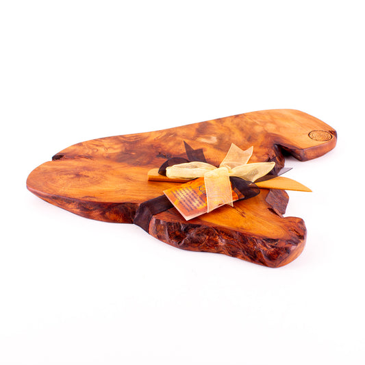 Ancient Kauri Rustic Natural Edge Board and Knife Set 1220