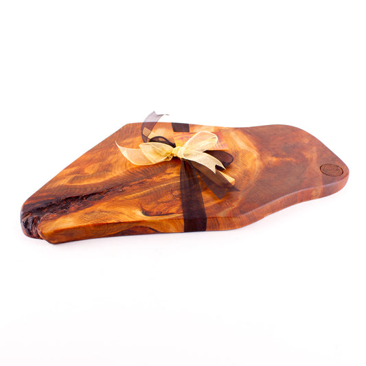 Ancient Kauri Rustic Natural Edge Board and Knife Set 1221