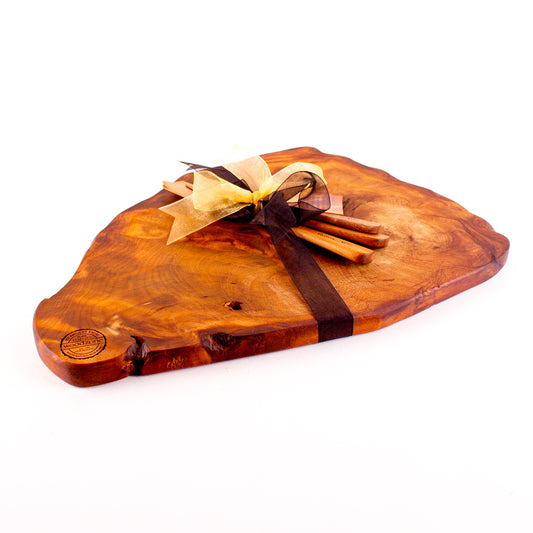 Ancient Kauri Rustic Natural Edge Board and Knife Set 1224