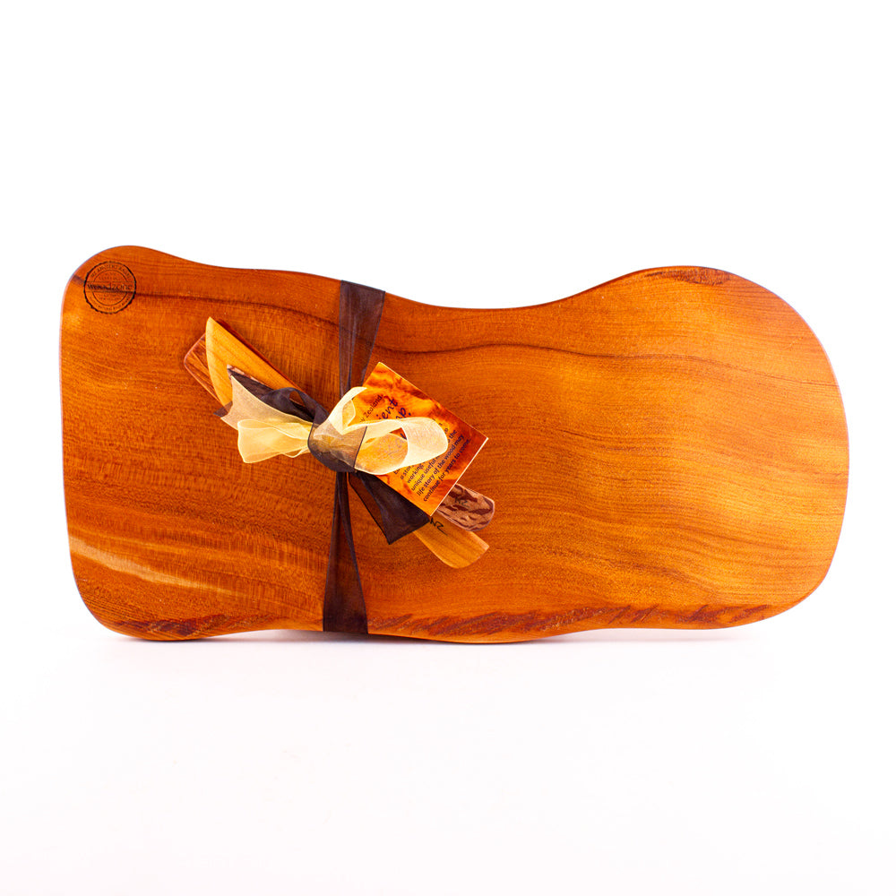 Ancient Kauri Rustic Natural Edge Board and Knife Set 1225