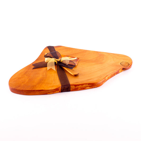 Ancient Kauri Rustic Natural Edge Board and Knife Set 1227