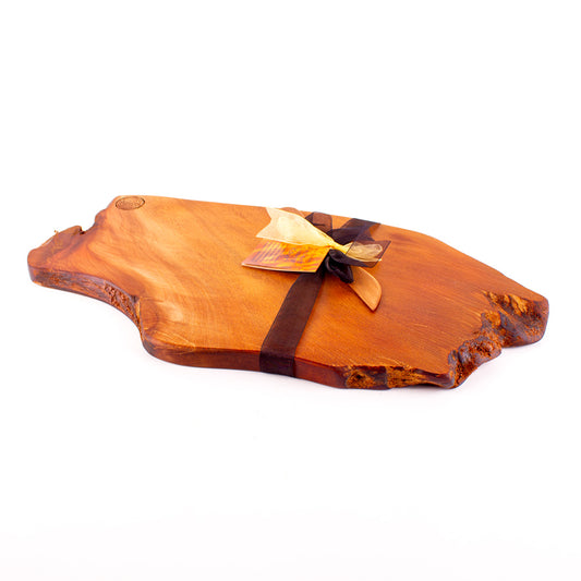 Ancient Kauri Rustic Natural Edge Board and Knife Set 1232