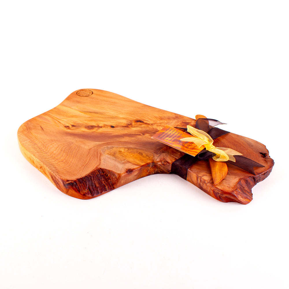 Ancient Kauri Rustic Natural Edge Board and Knife Set 1236
