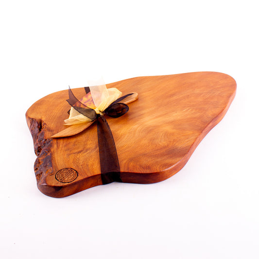 Ancient Kauri Rustic Natural Edge Board and Knife Set 1238