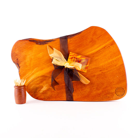 Ancient Kauri Rustic Natural Edge Board and Knife Set 1240