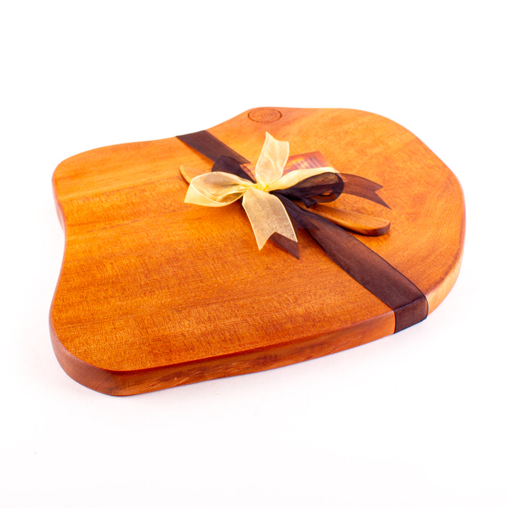 Ancient Kauri Rustic Natural Edge Board and Knife Set 1241