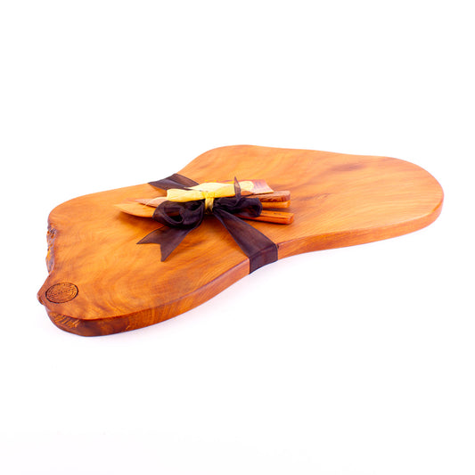 Ancient Kauri Rustic Natural Edge Board and Knife Set 1247