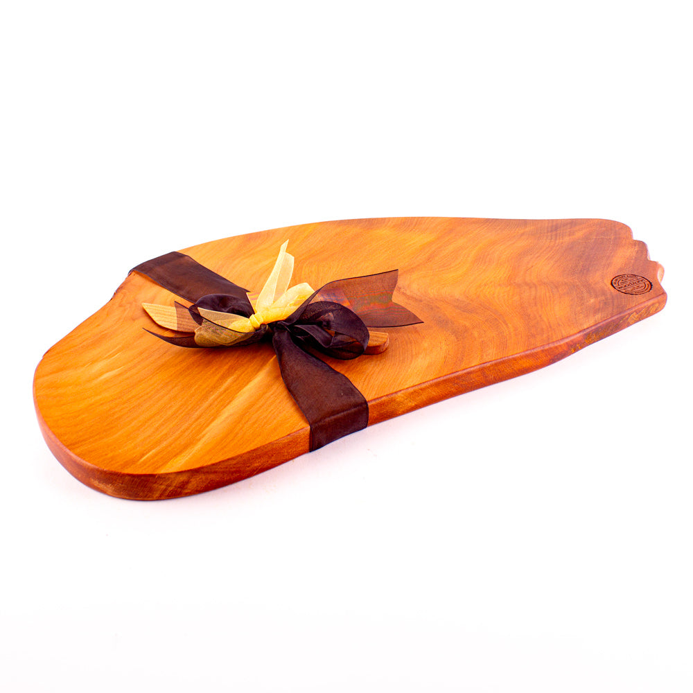 Ancient Kauri Rustic Natural Edge Board and Knife Set 1248