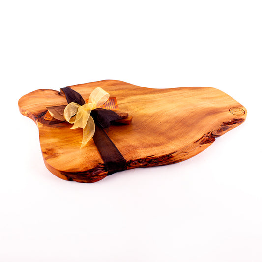 Ancient Kauri Rustic Natural Edge Board and Knife Set 1256
