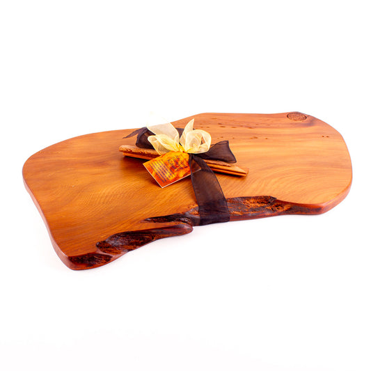 Ancient Kauri Rustic Natural Edge Board and Knife Set 1257