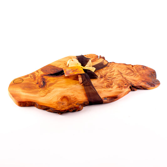 Ancient Kauri Rustic Natural Edge Board and Knife Set 1261