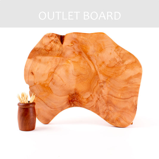 B-GRADE | Macrocarpa Rustic Natural Edge Board 145