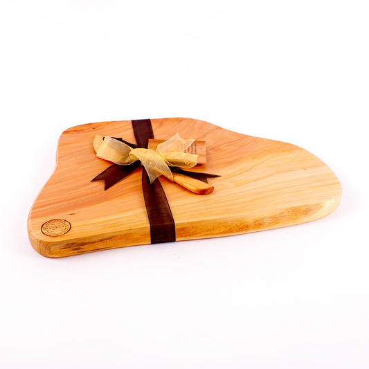Macrocarpa Rustic Natural Edge Board and Knife Set 151