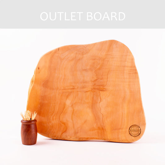 B-GRADE | Macrocarpa Rustic Natural Edge Board 155