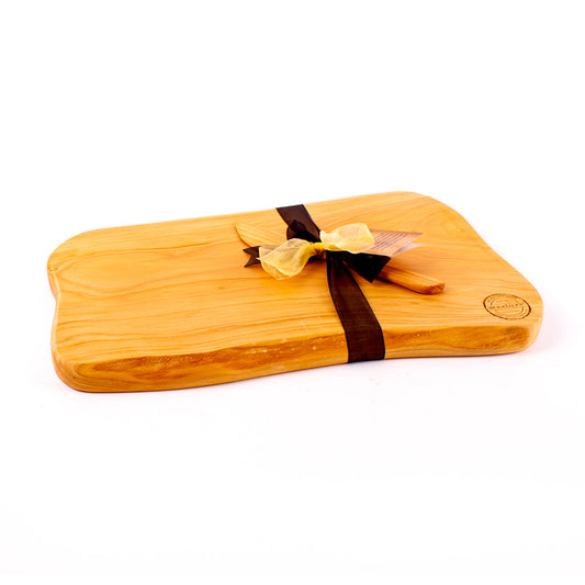 Macrocarpa Rustic Natural Edge Board and Knife Set 171