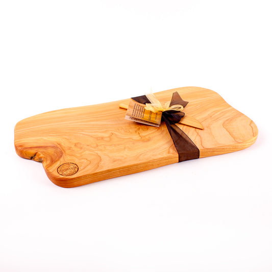 Macrocarpa Rustic Natural Edge Board and Knife Set 175