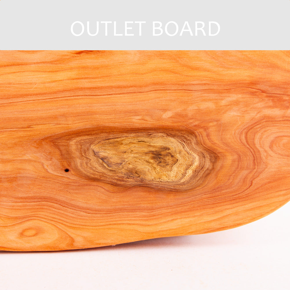 B-GRADE | Macrocarpa Rustic Natural Edge Board 231 - Split