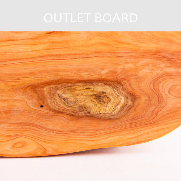 B-GRADE | Macrocarpa Rustic Natural Edge Board 231 - Split