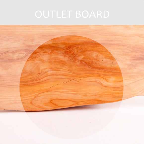 B-GRADE | Macrocarpa Rustic Natural Edge Board 231 - Split