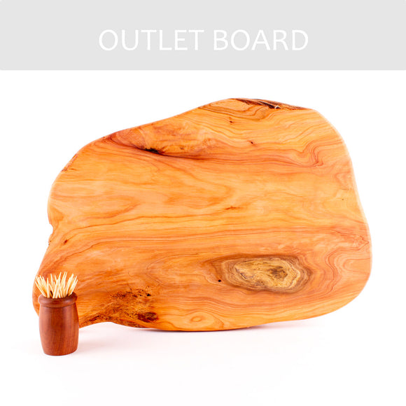 B-GRADE | Macrocarpa Rustic Natural Edge Board 231 - Split