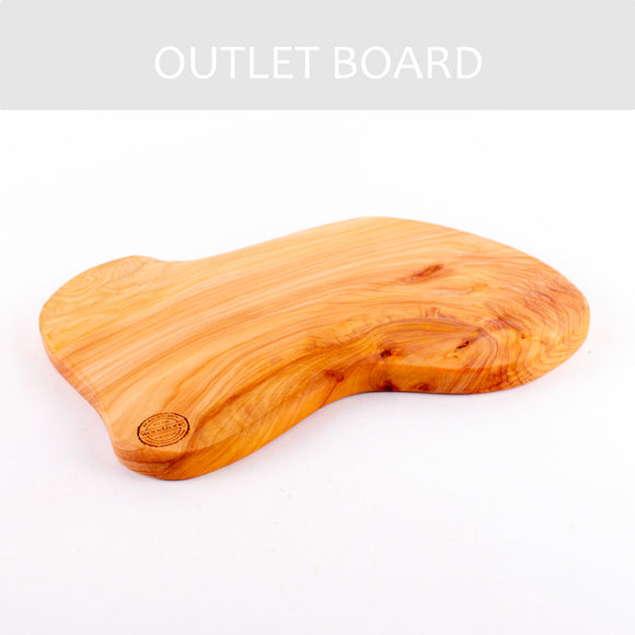 B-GRADE | Macrocarpa Rustic Natural Edge Board 233 - Split