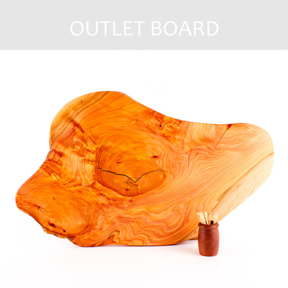 B-GRADE | Macrocarpa Rustic Natural Edge Board 239 - Filler