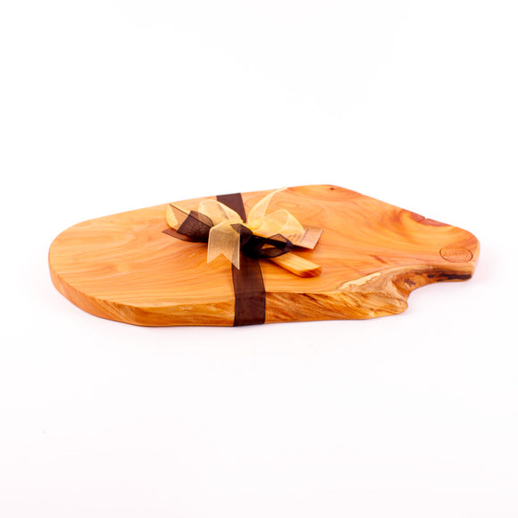 Macrocarpa Rustic Natural Edge Board and Knife Set 59