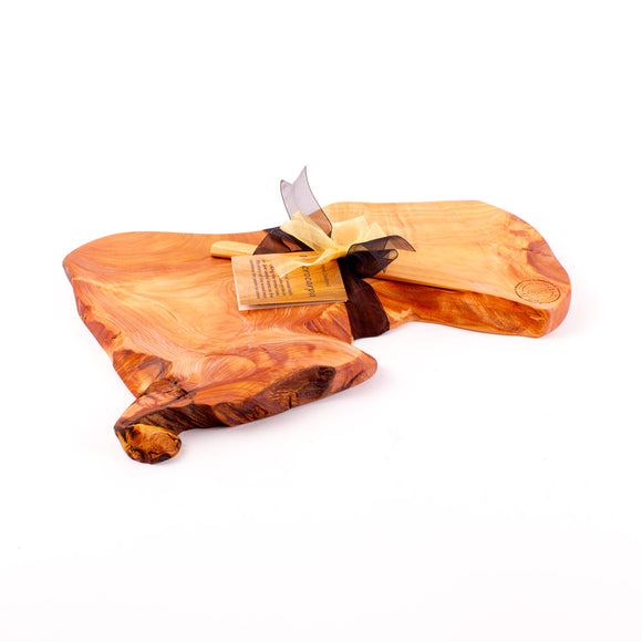 Macrocarpa Rustic Natural Edge Board and Knife Set 62