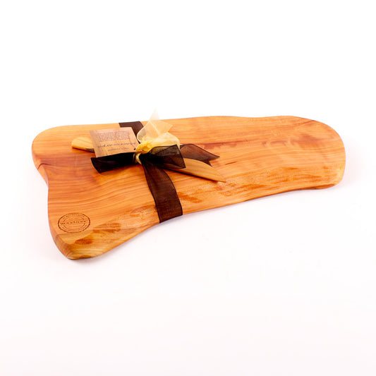 Macrocarpa Rustic Natural Edge Board and Knife Set 78