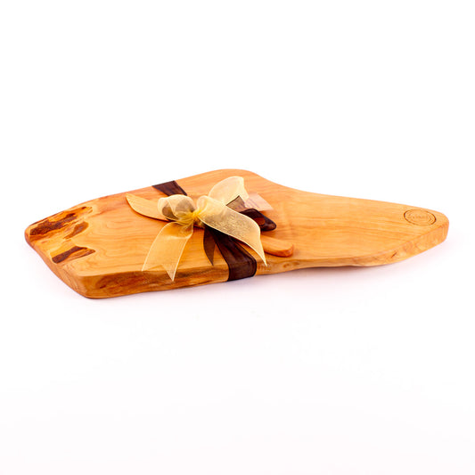 Macrocarpa Rustic Natural Edge Board and Knife Set 80