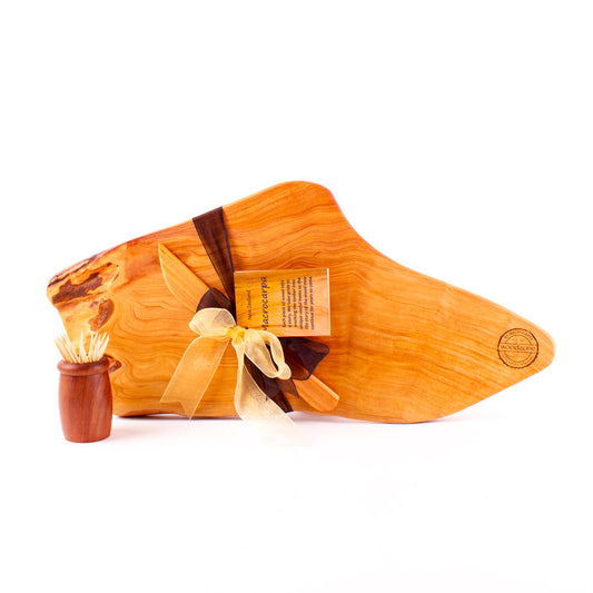 Macrocarpa Rustic Natural Edge Board and Knife Set 80