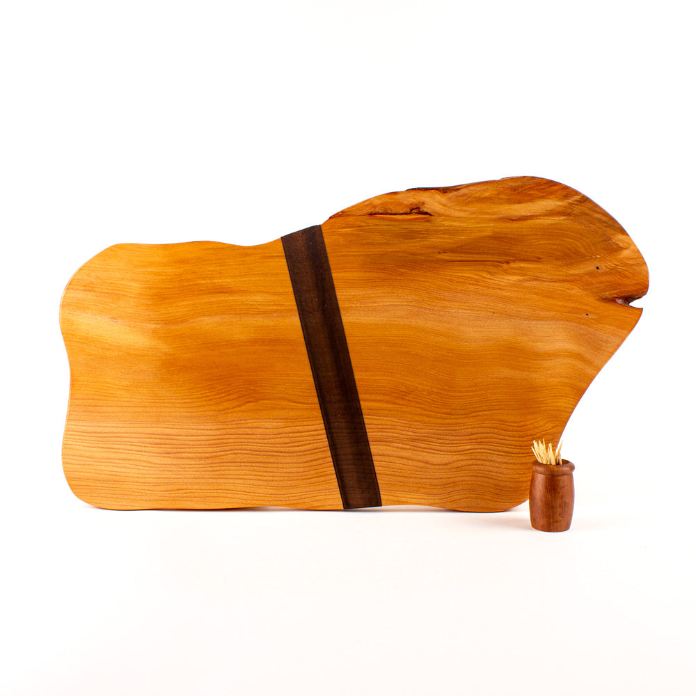 Ancient Kauri Rustic Natural Edge Board and Knife Set 824