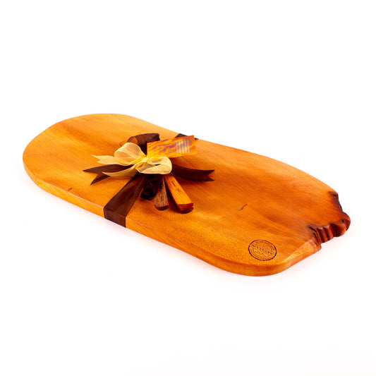 Ancient Kauri Rustic Natural Edge Board and Knife Set 878
