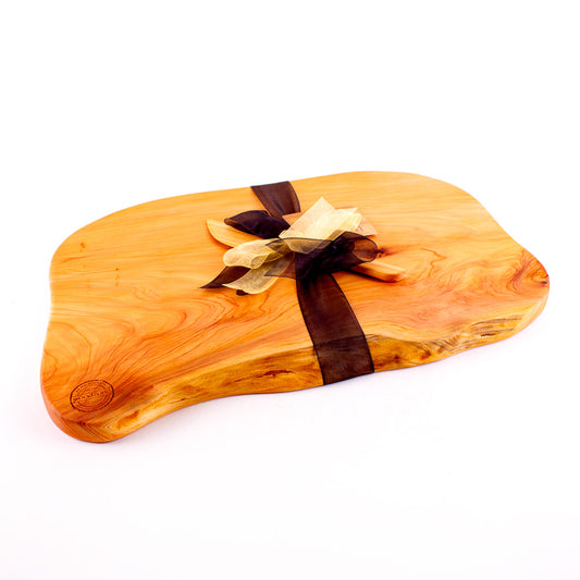 Macrocarpa Rustic Natural Edge Board and Knife Set 901