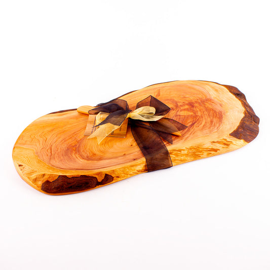 Macrocarpa Rustic Natural Edge Board and Knife Set 904