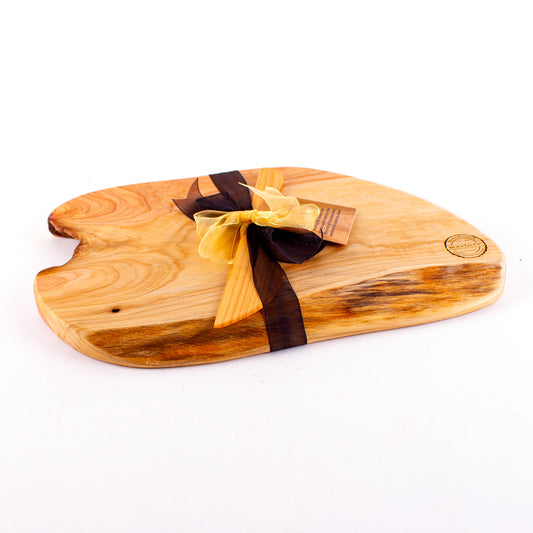 Macrocarpa Rustic Natural Edge Board and Knife Set 909