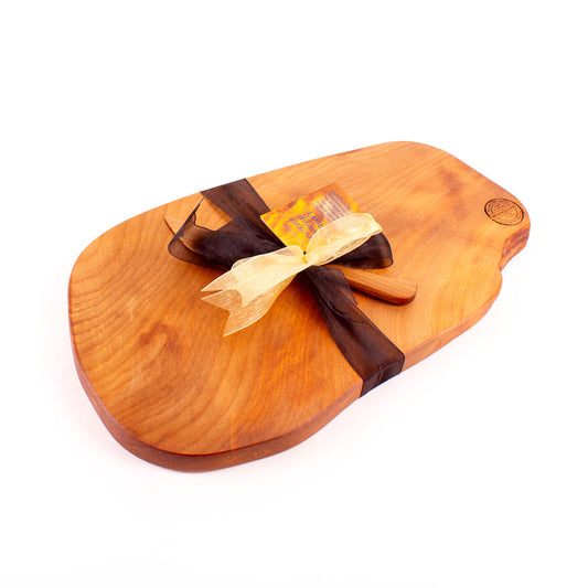 Ancient Kauri Rustic Natural Edge Board and Knife Set 943