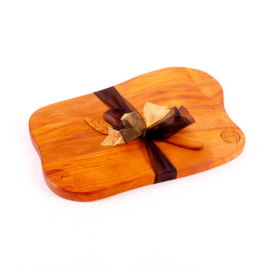 Ancient Kauri Rustic Natural Edge Board and Knife Set 947