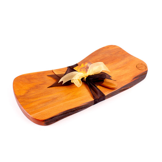 Ancient Kauri Rustic Natural Edge Board and Knife Set 948