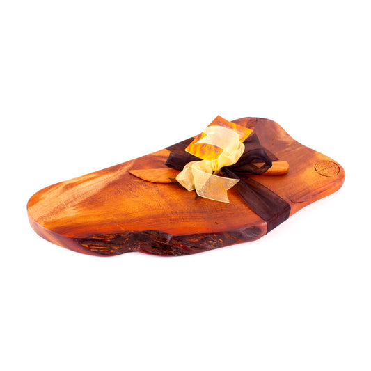 Ancient Kauri Rustic Natural Edge Board and Knife Set 952